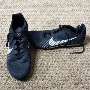 Men’s Nike Black and White Track Spikes Size 8